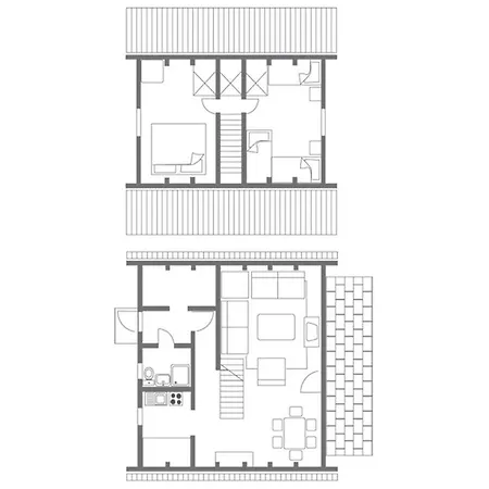 Ferienwohnpark Nurdachhaus Typ 8 Ndt 006 Immenstaad am Bodensee